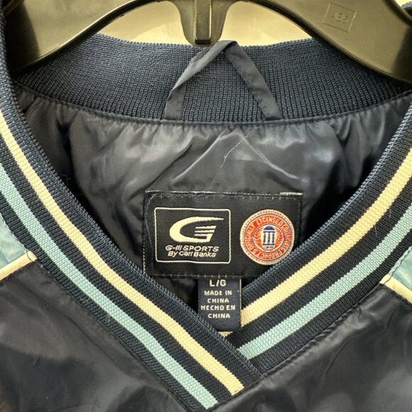 VTG G-III Carl Banks UNC North Carolina Tar Heels Pullover Warmup 90s Sz L  EUC - Picture 6 of 12